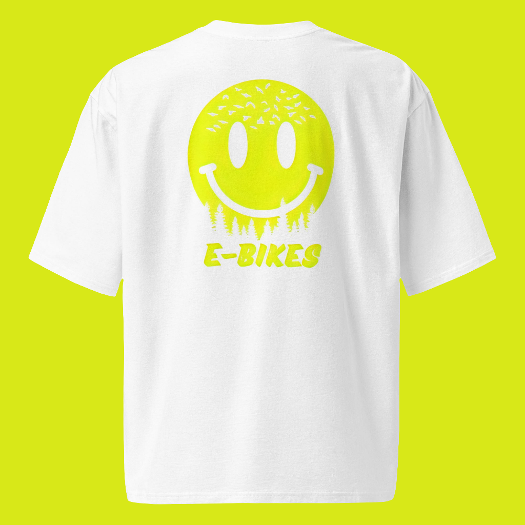 Oversized Ebike yellow :) heavyweight t-shirt