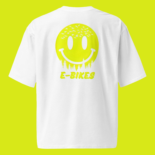 Oversized Ebike yellow :) heavyweight t-shirt