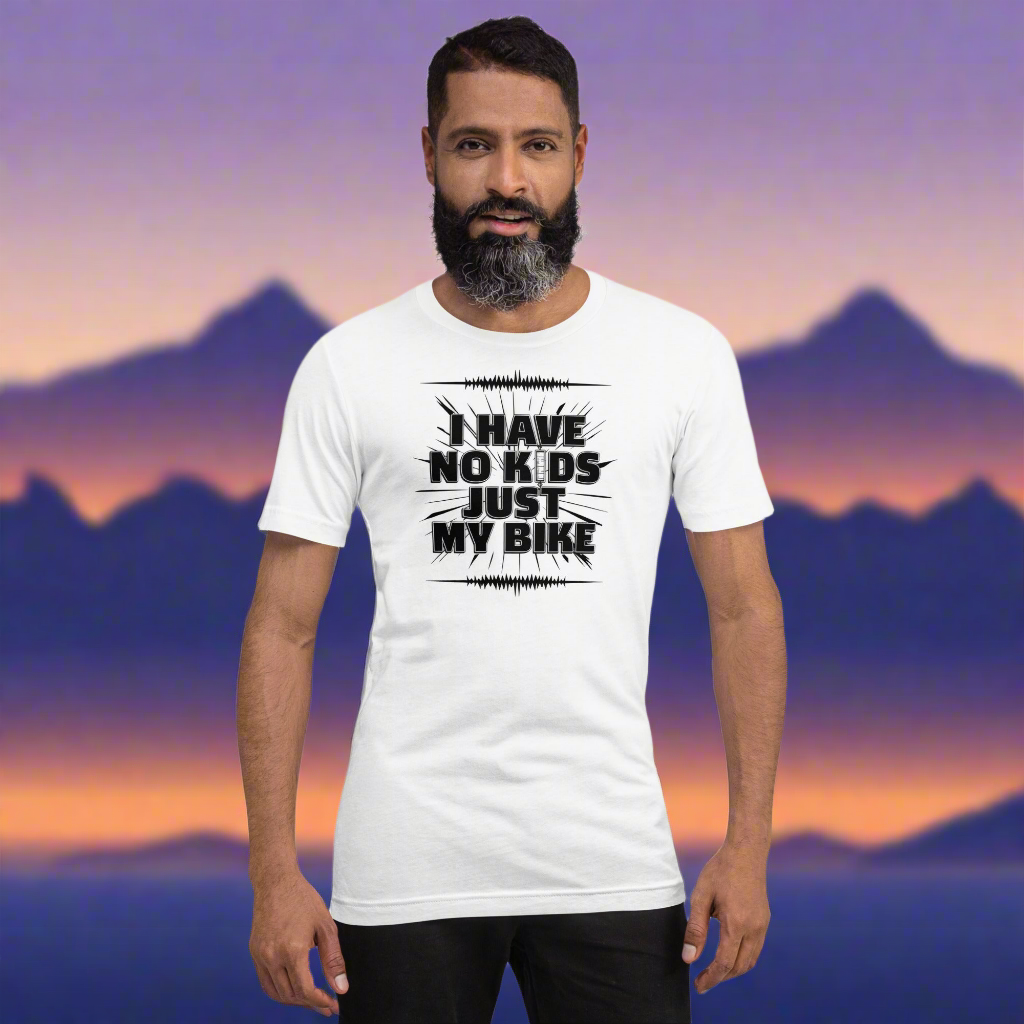 MEN'S I HAVE ON KIDS JUST MY BIKE Stylish classic t-shirt