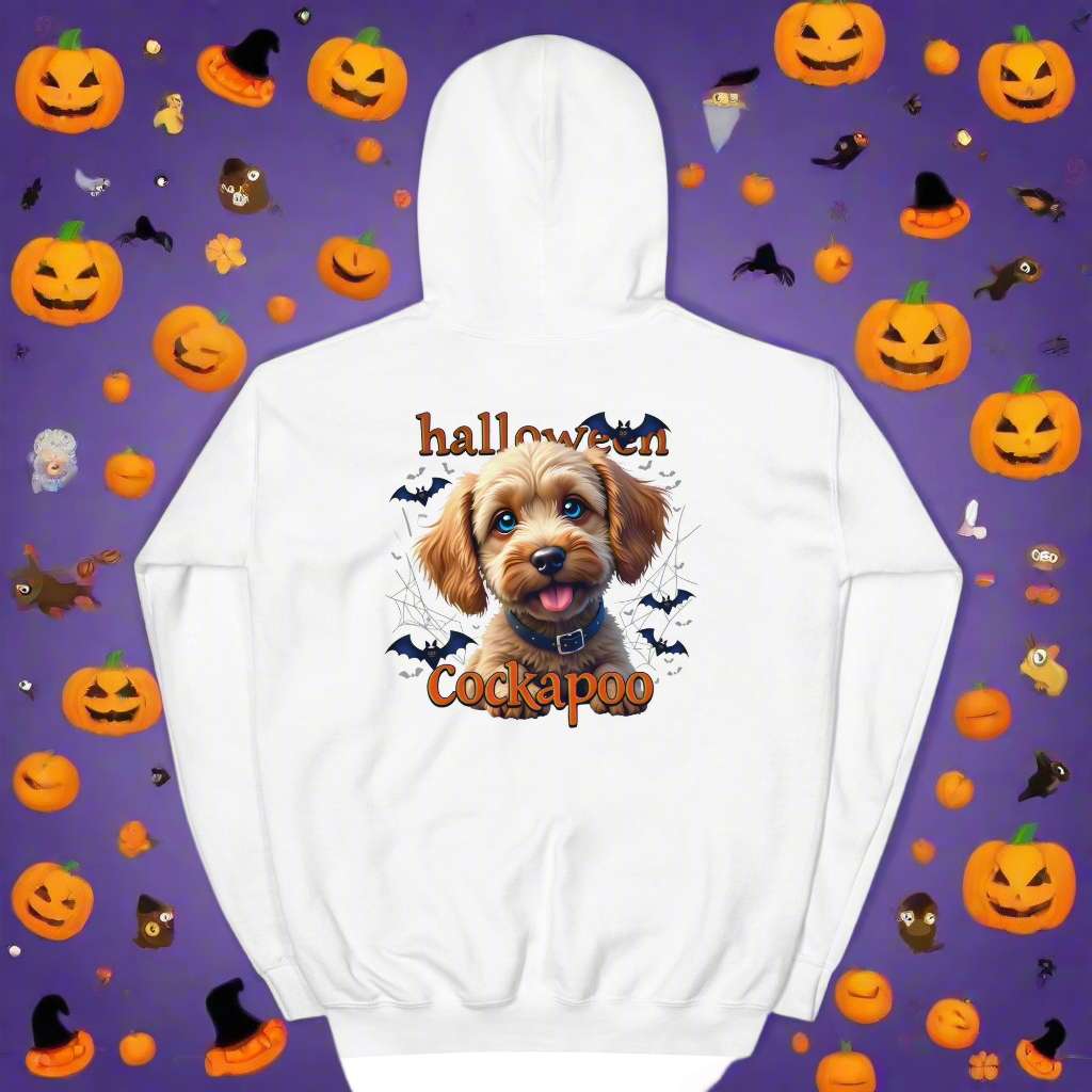 Unisex Halloween Blonde French bulldog Hoodie