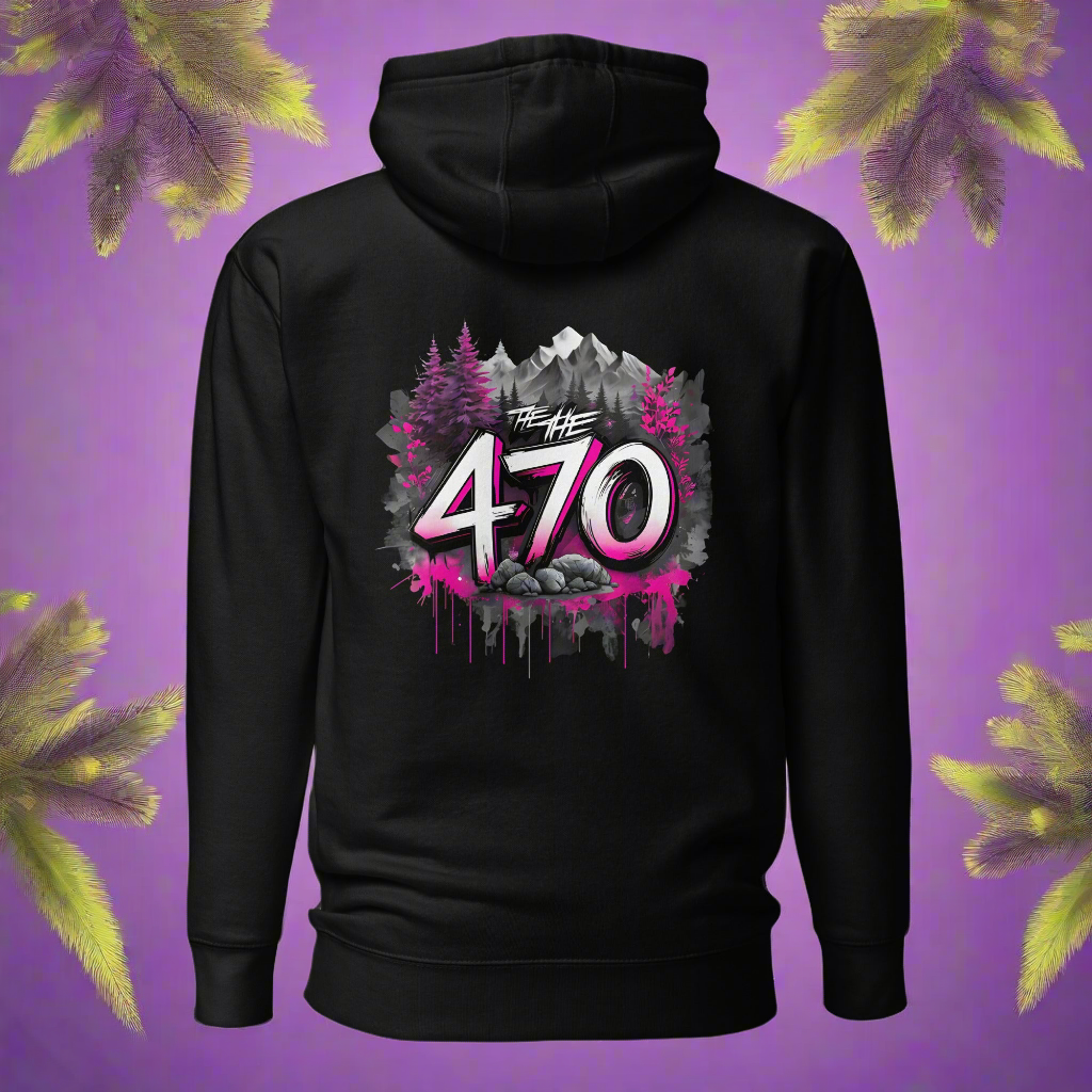 Men's purple graffiti style I sent The 740 Trail premium Hoodie