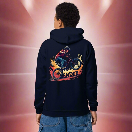Youth BMX sender rad splash heavy blend hoodie
