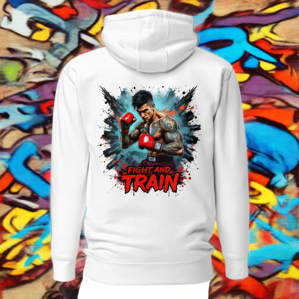 Unisex Fight and train thai kickboxer Hoodie