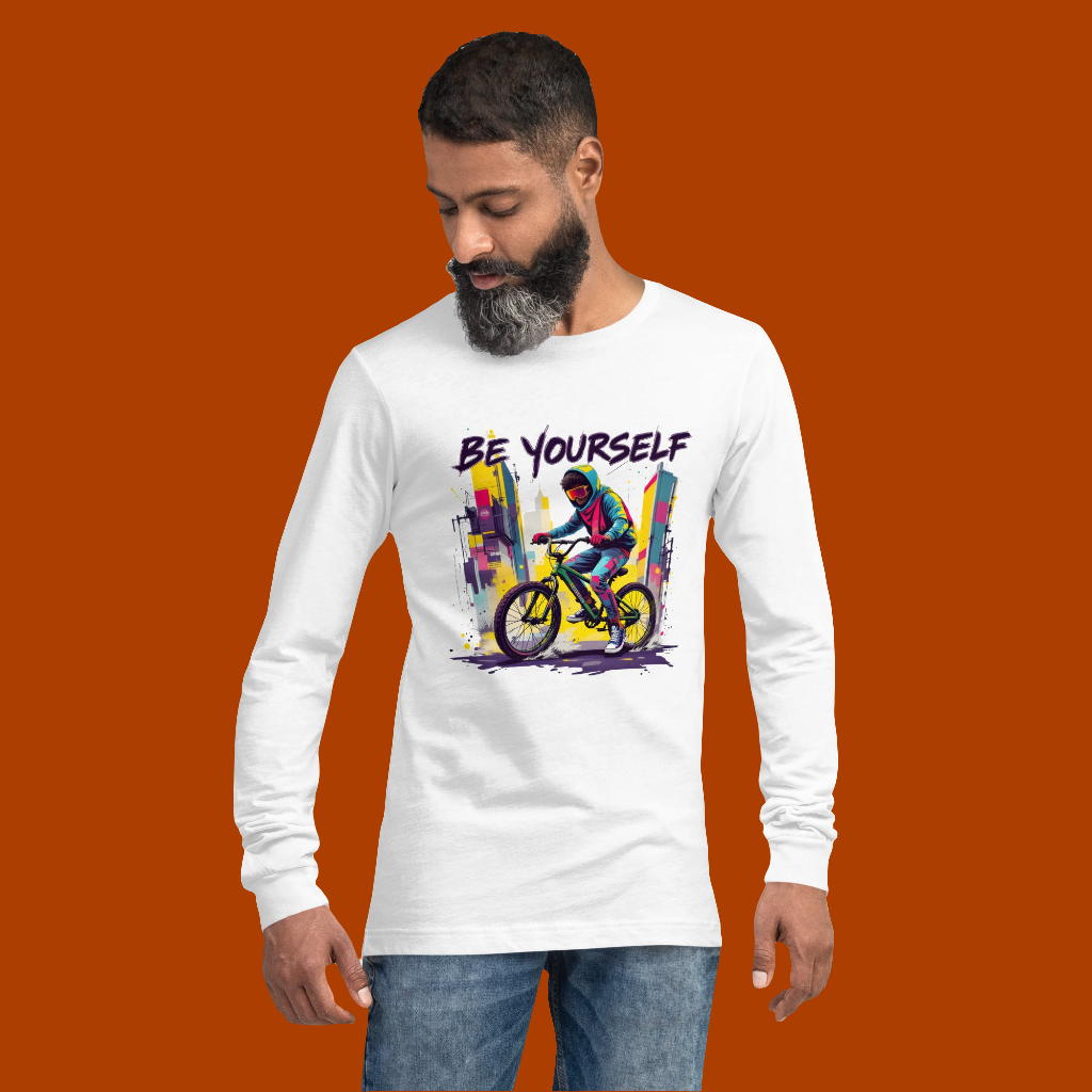 Unisex Long Be yourself stylish Sleeve Tee