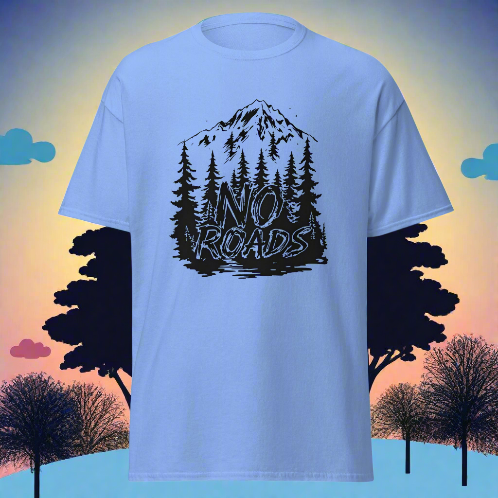 Unisex No roads adventure classic tee