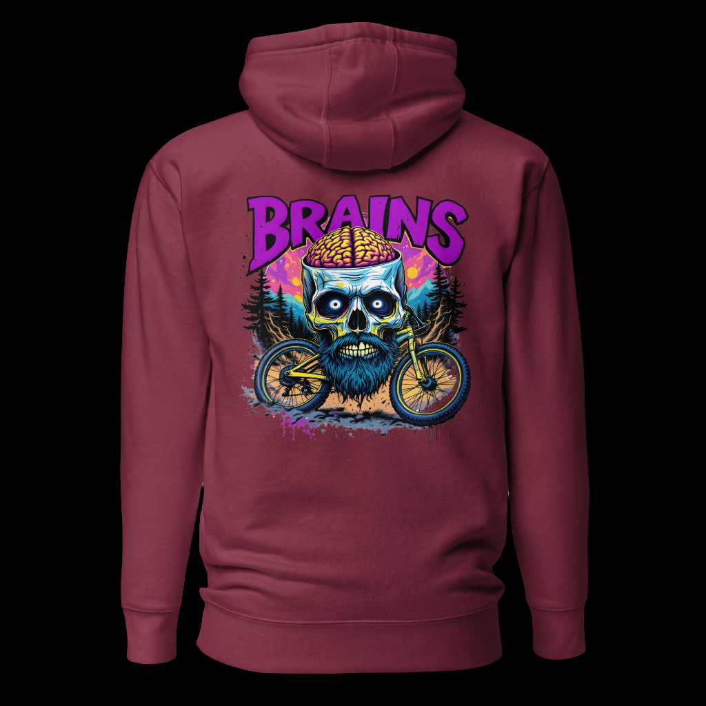 Unisex Brains rider series premium Hoodie