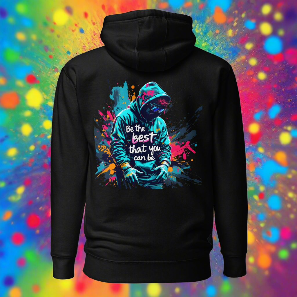 Unisex Be the best that you can be street art Hoodie