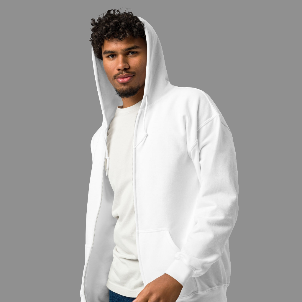 Unisex Adventure biker heavy blend zip hoodie