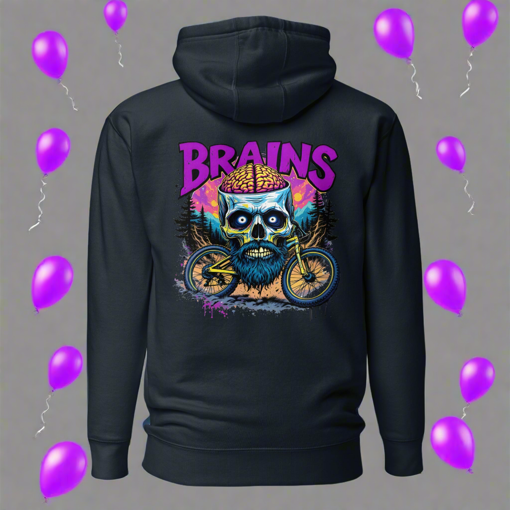 Unisex Brains rider series premium Hoodie