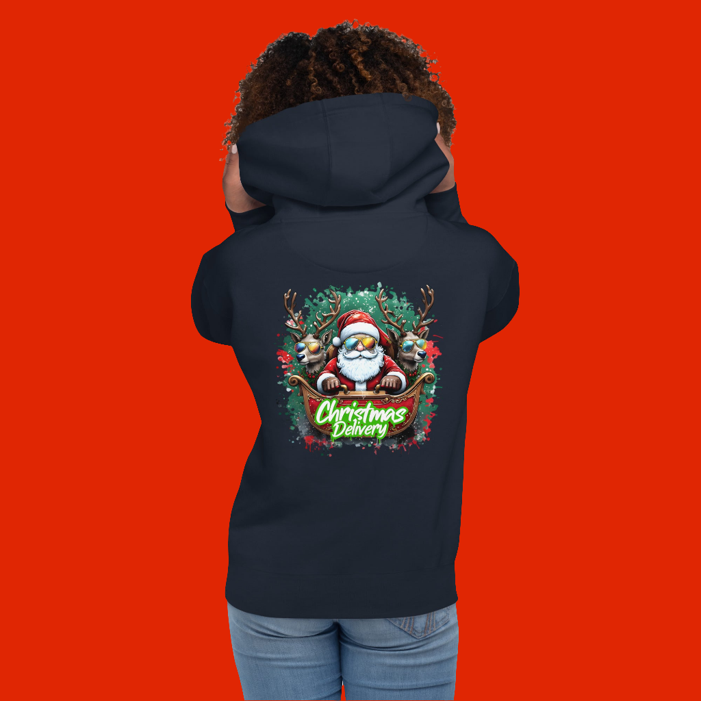 Unisex Twin print Christmas delivery Premium Hoodie