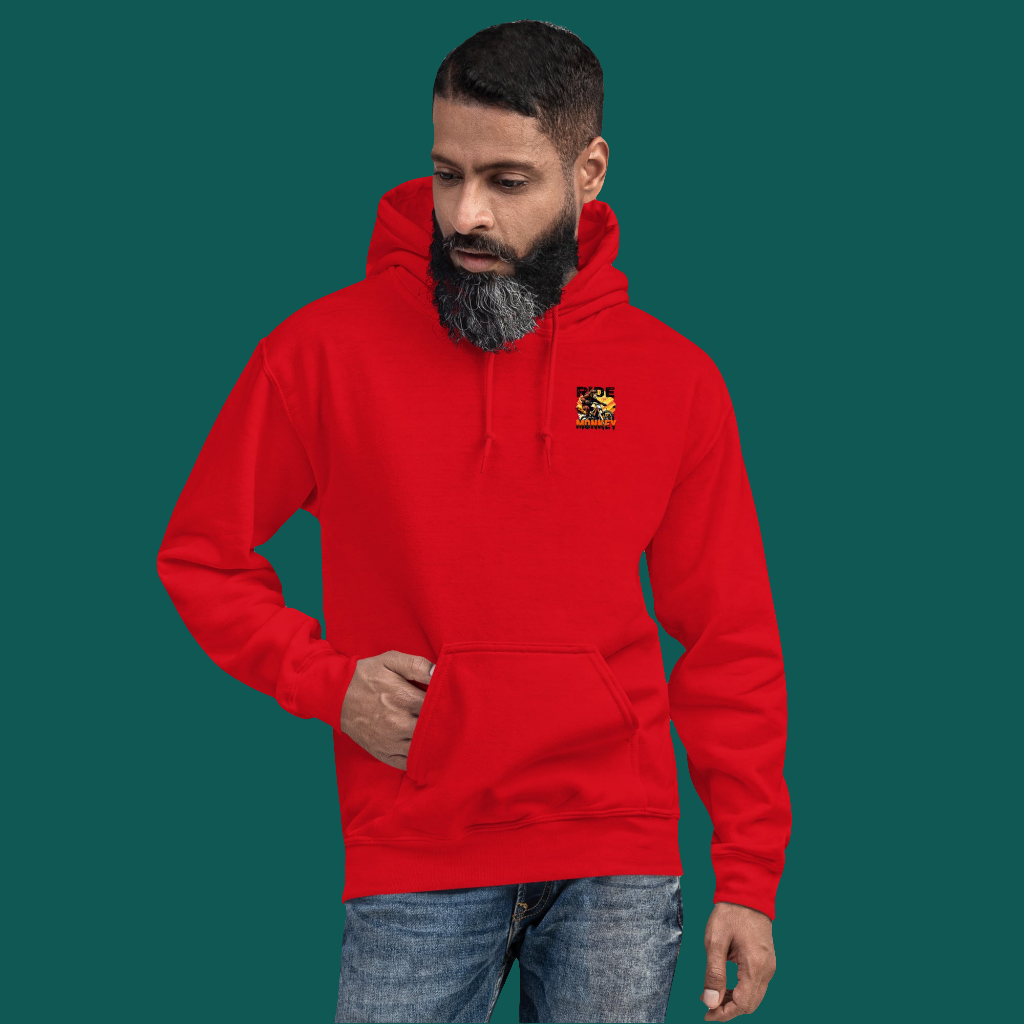 Unisex Ride the Monkey MTB Stylish classic Hoodie