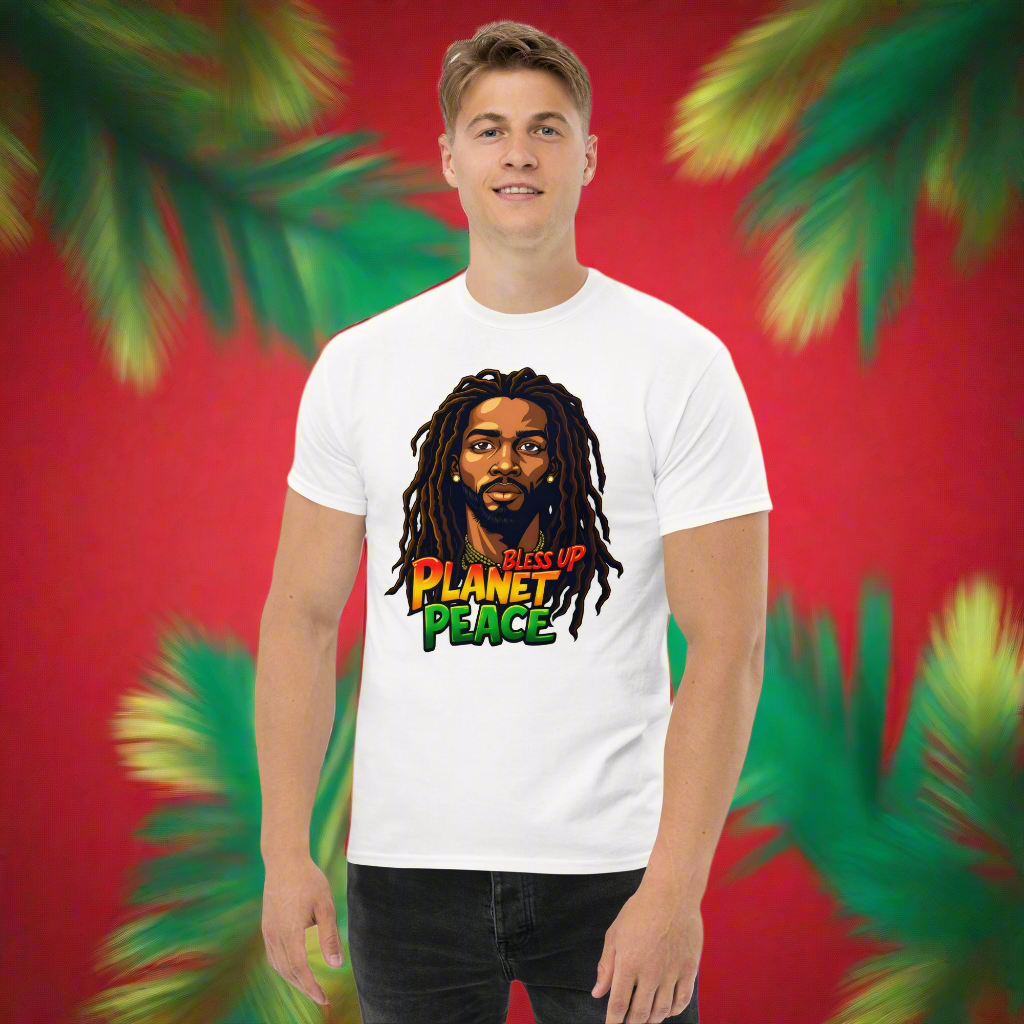 Unisex Jamaican bless up classic tee