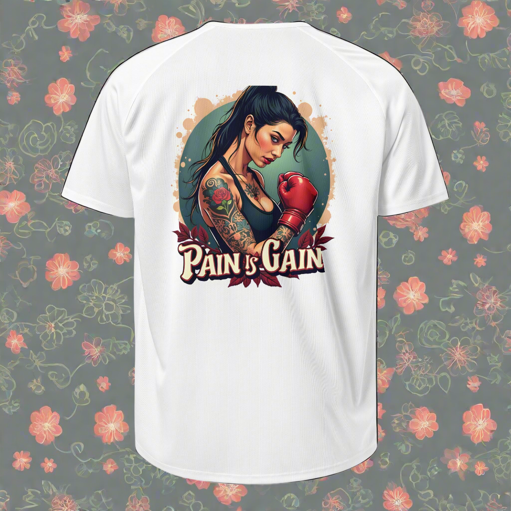 Unisex Japanese Pain is gain sports jersey