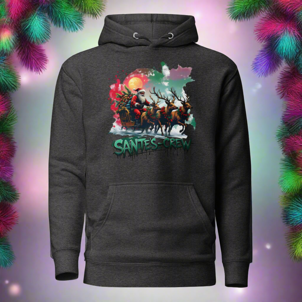 Unisex Double Print Santa's crew premium Hoodie
