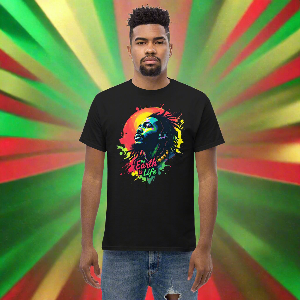 Unisex Earth is life Jamaican style classic tee