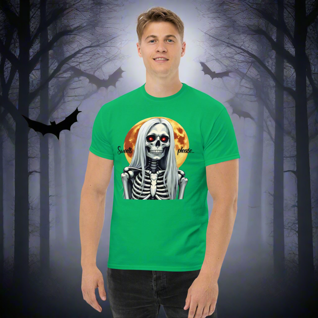 Unisex Sweet Halloween Greyhound woman classic tee