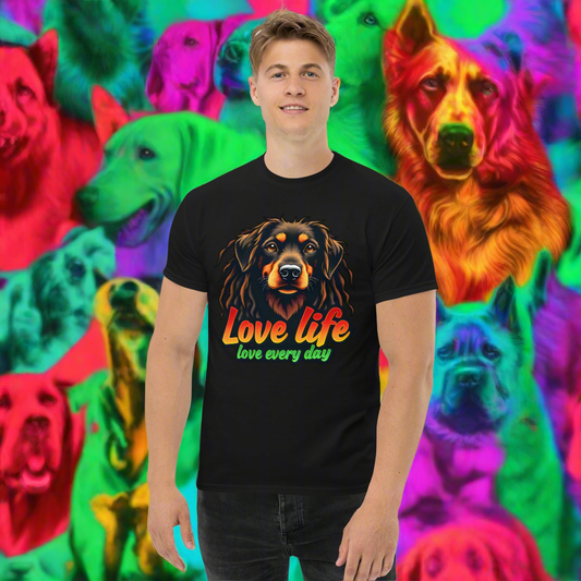 Unisex Love life everyday classic tee