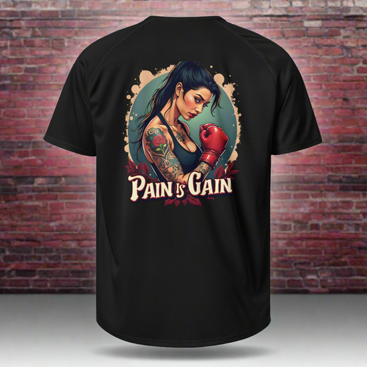 Unisex Japanese Pain is gain sports jersey