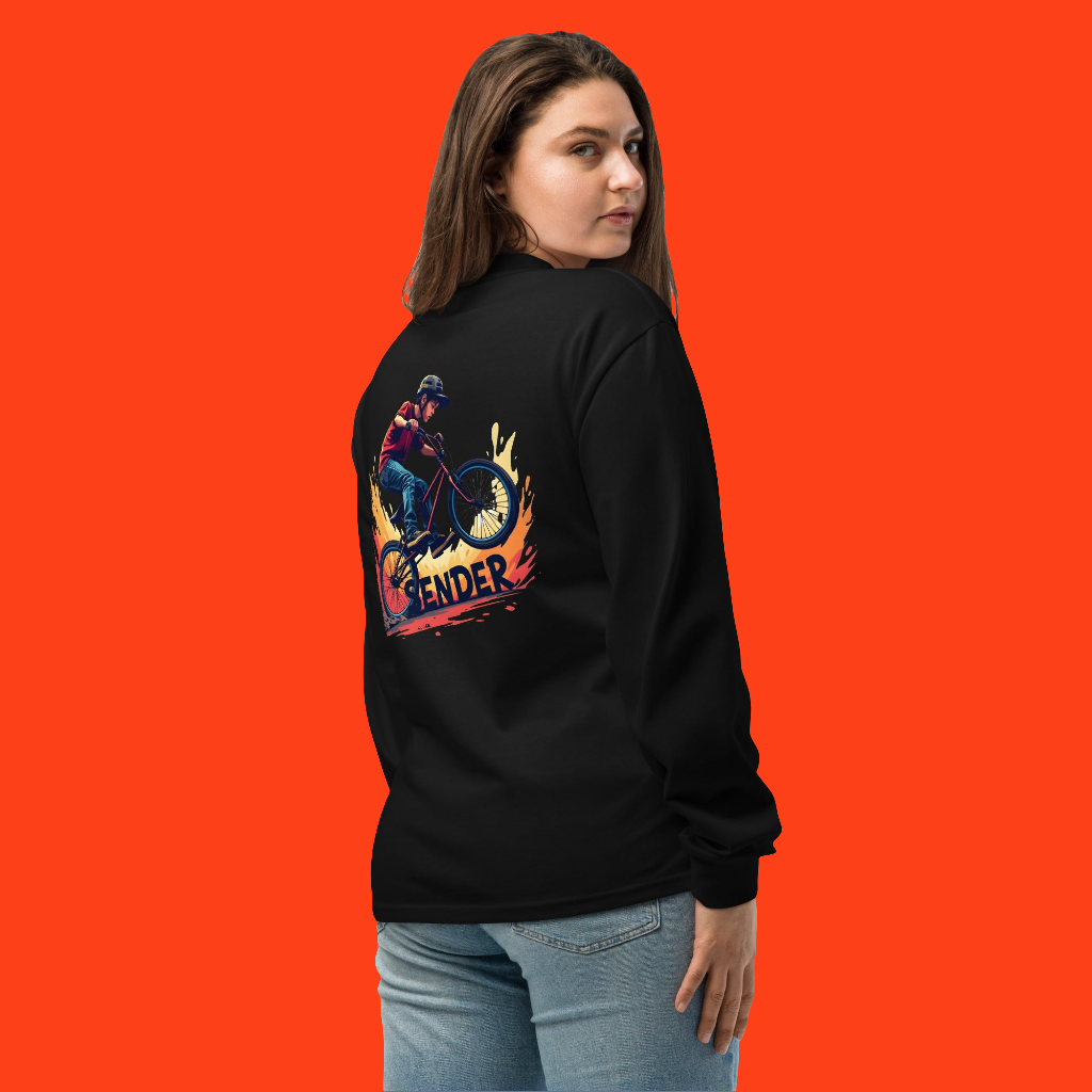 Premium todays BMX sender rad splash classic long sleeve shirt