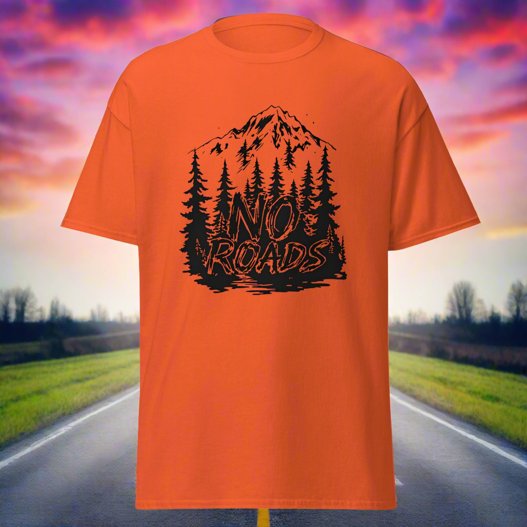 Unisex No roads adventure classic tee