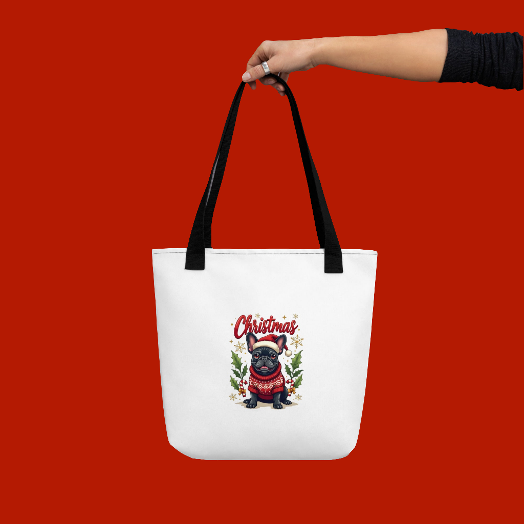 Tote bag Frenchy Christmas style