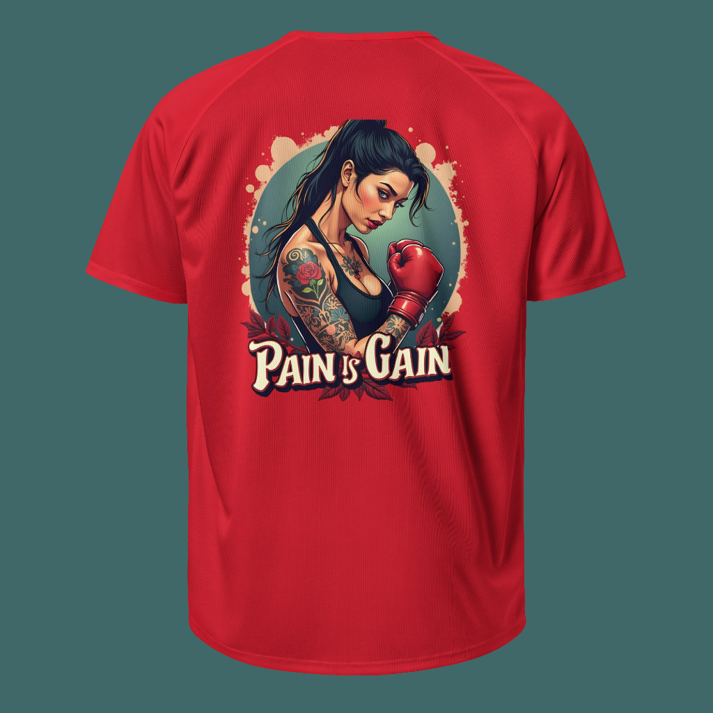 Unisex Japanese Pain is gain sports jersey