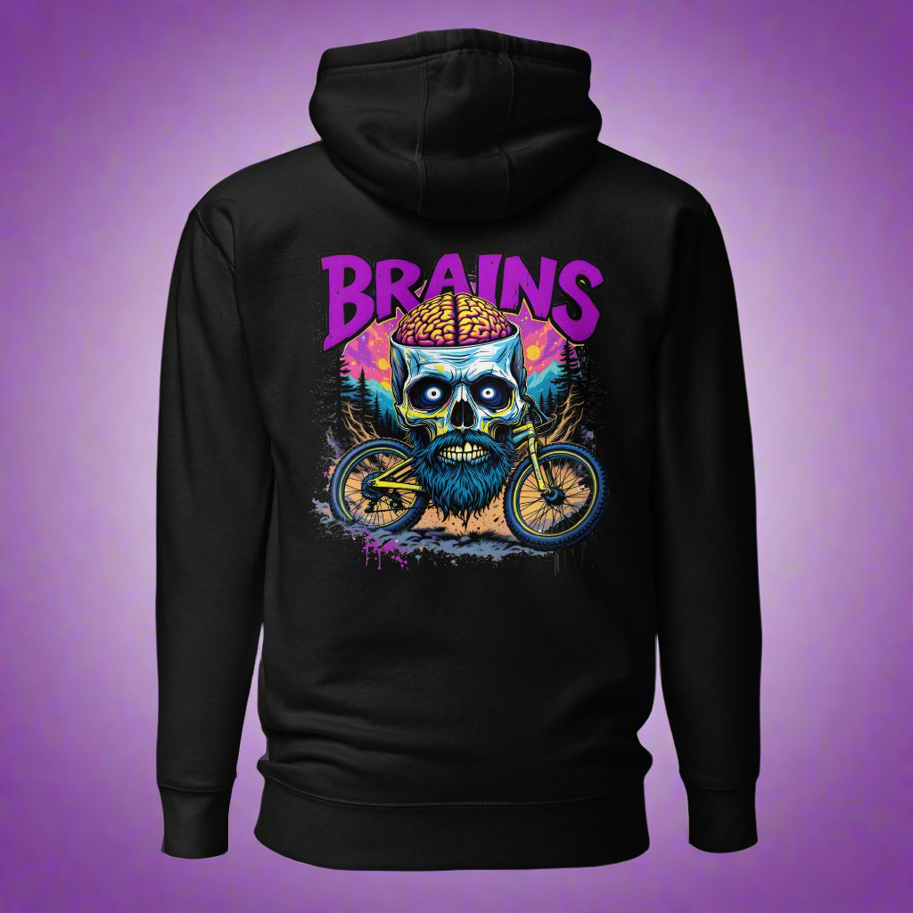 Unisex Brains rider series premium Hoodie