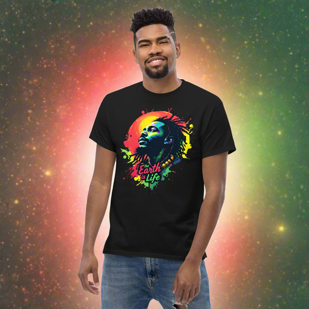 Unisex Earth is life Jamaican style classic tee