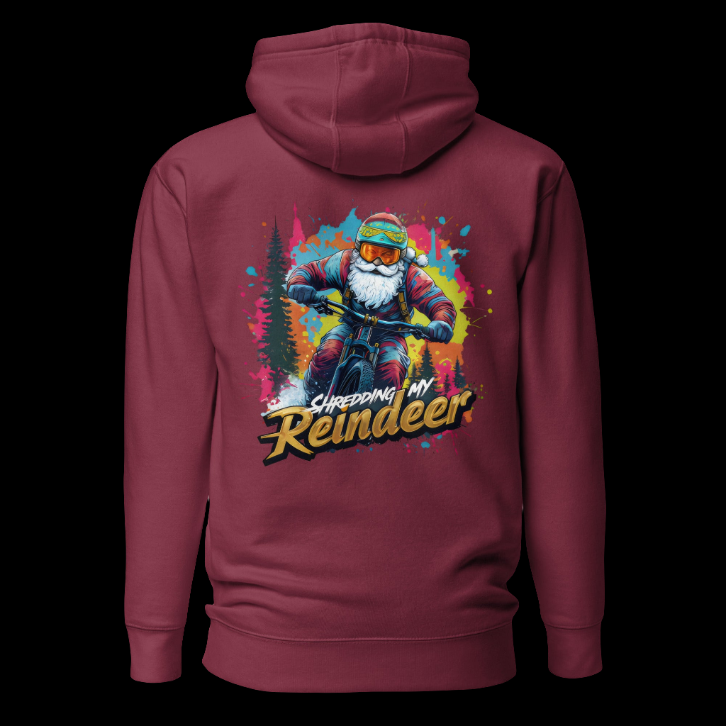 Unisex Shredding my reindeer premium Hoodie
