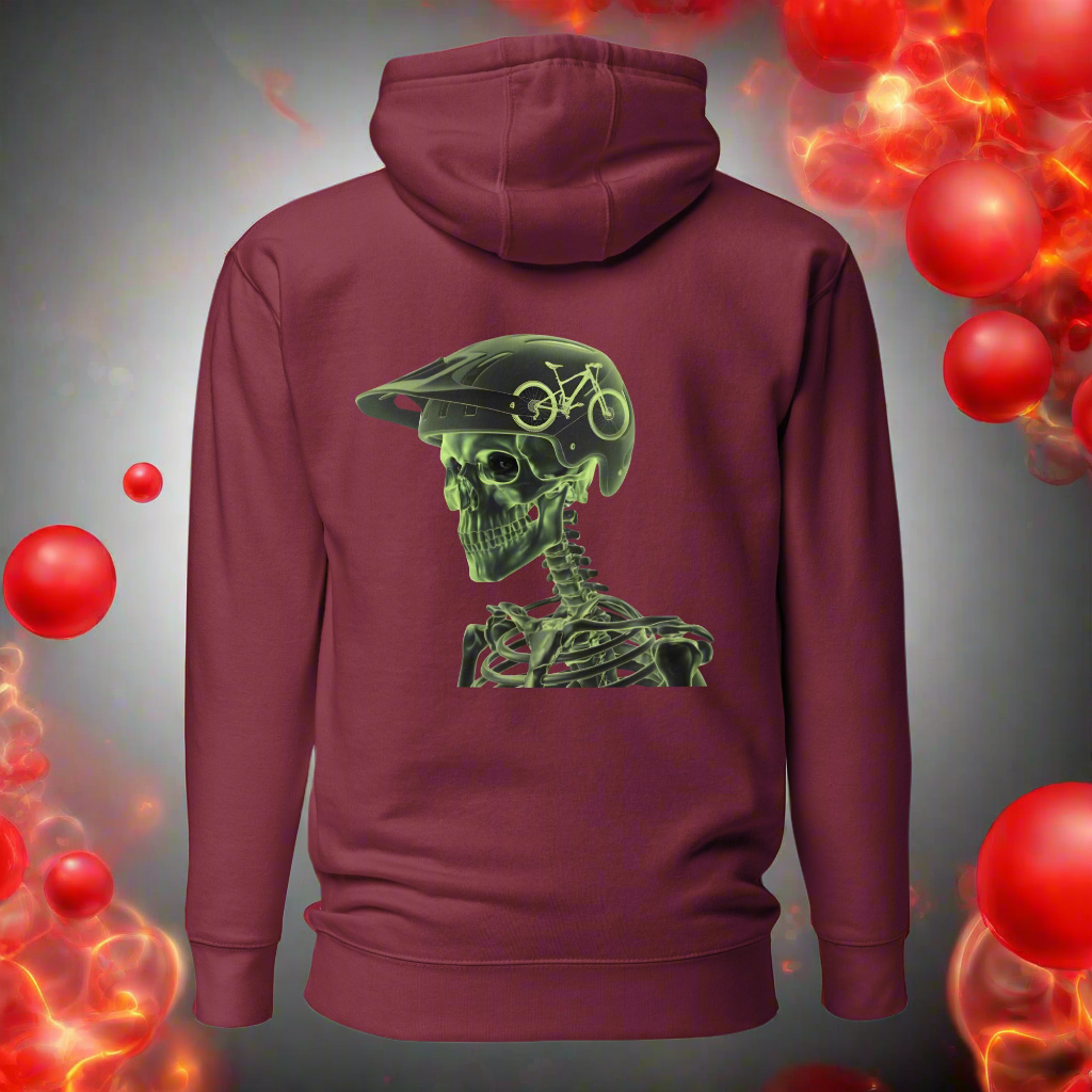 Unisex Skeleton brain riders selection premium Hoodie