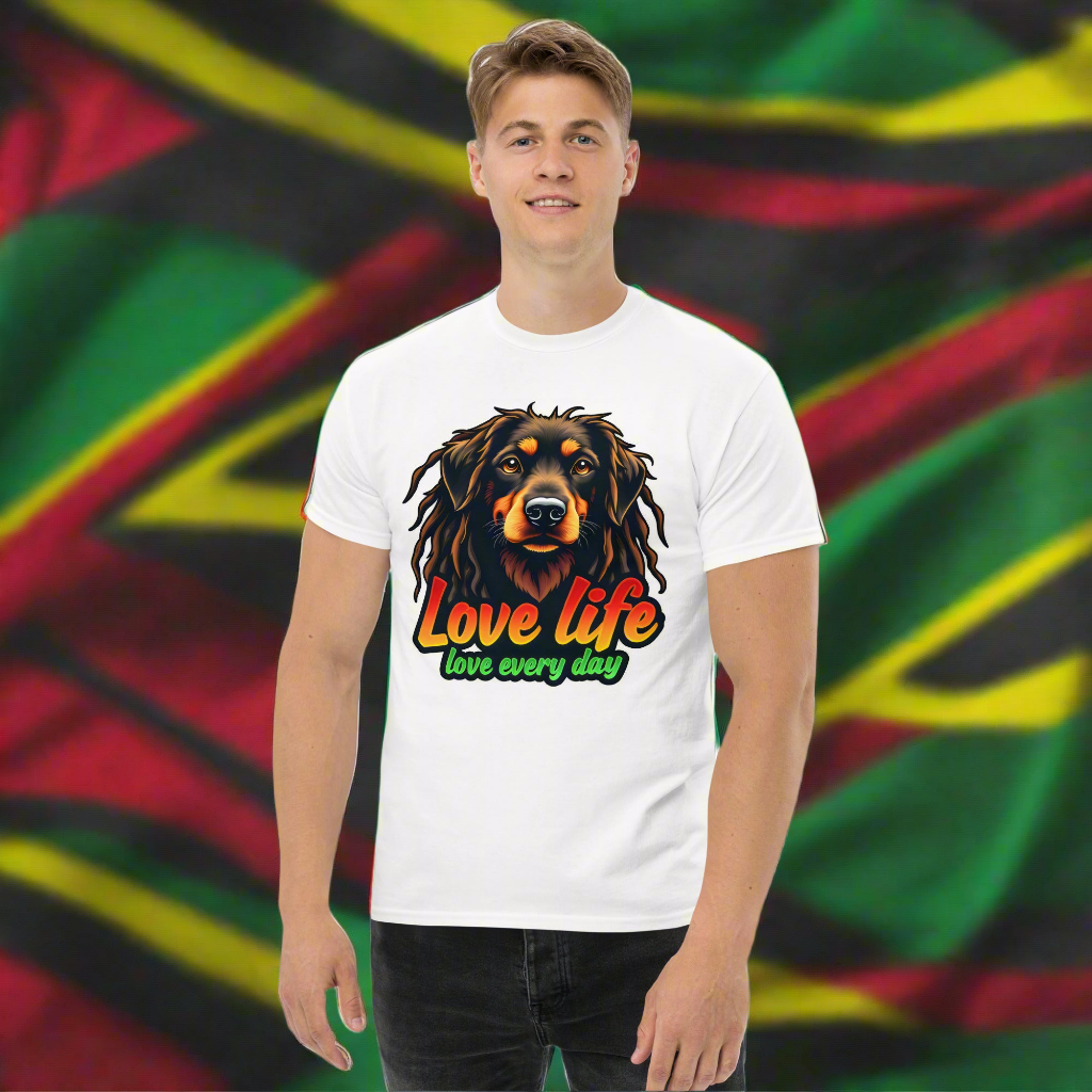 Unisex Love life everyday classic tee