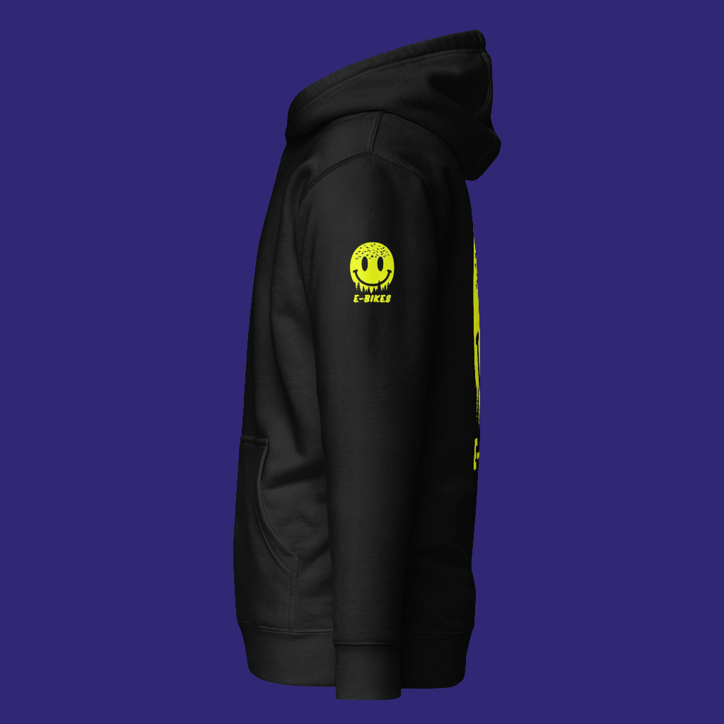 Unisex E bike yellow :) Premium Hoodie