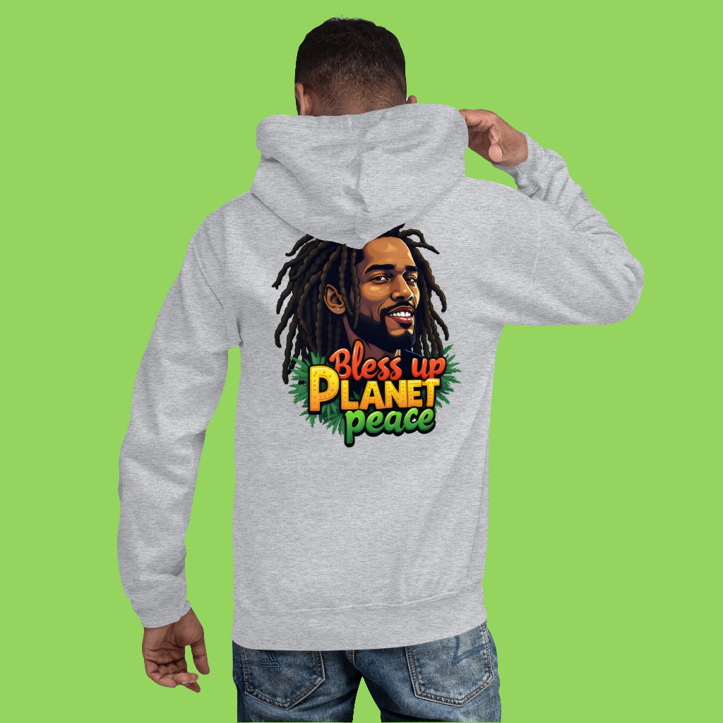 Unisex bless up Planet piece 2 classic Hoodie