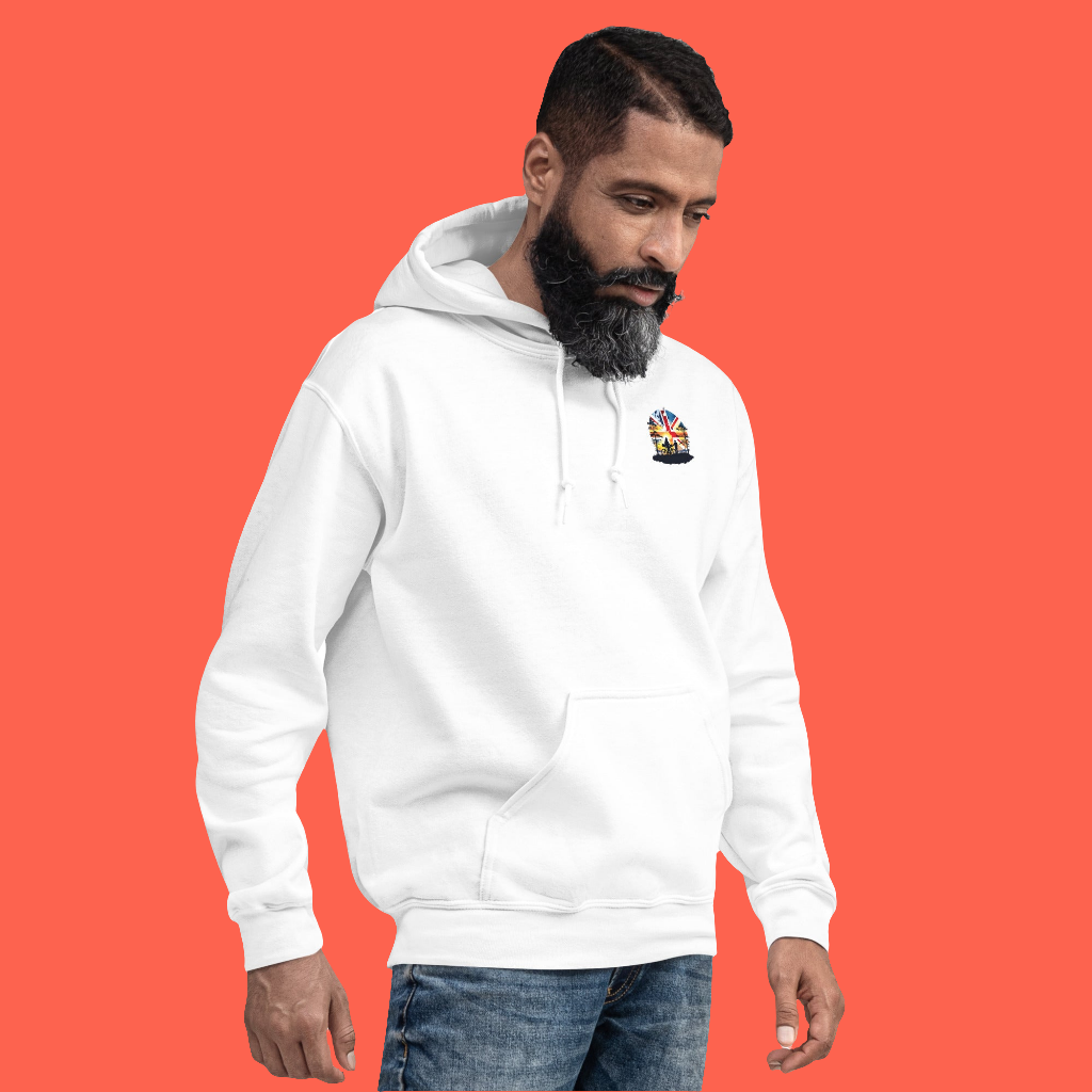 Unisex UK Adventure MTB Classic white Hoodie