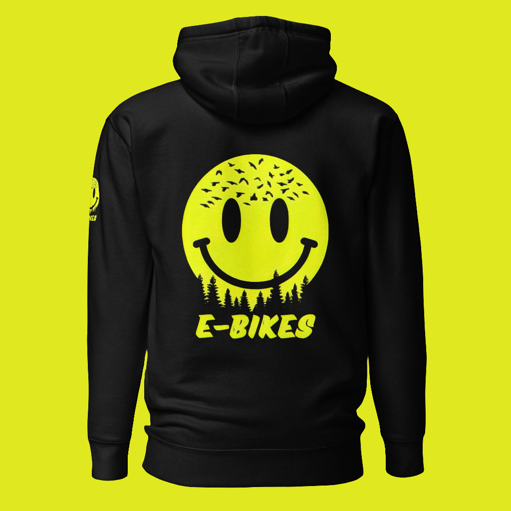 Unisex E bike yellow :) Premium Hoodie