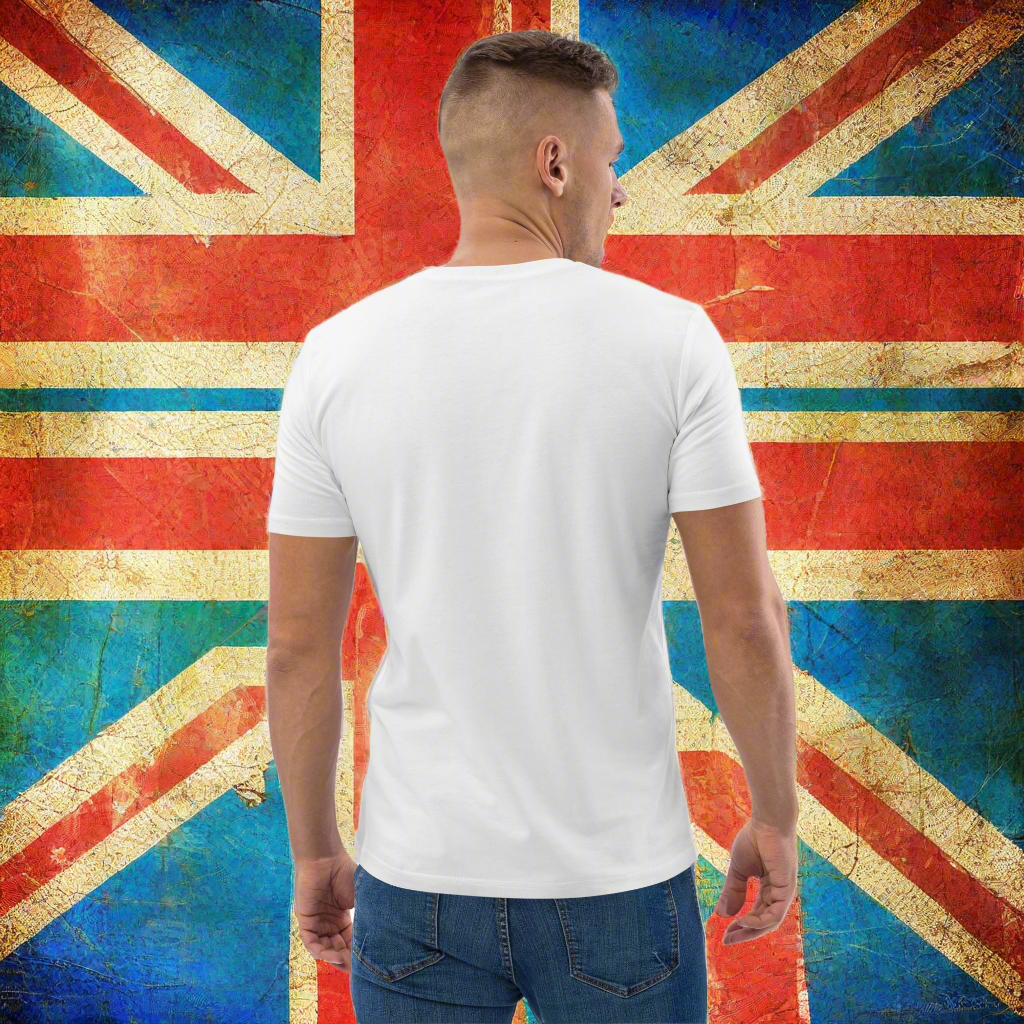 Unisex UK Adventure Sunset Classic white cotton t-shirt