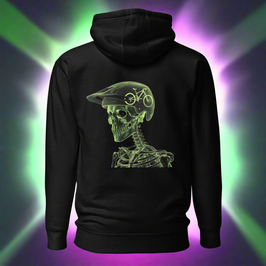 Unisex Skeleton brain riders selection premium Hoodie