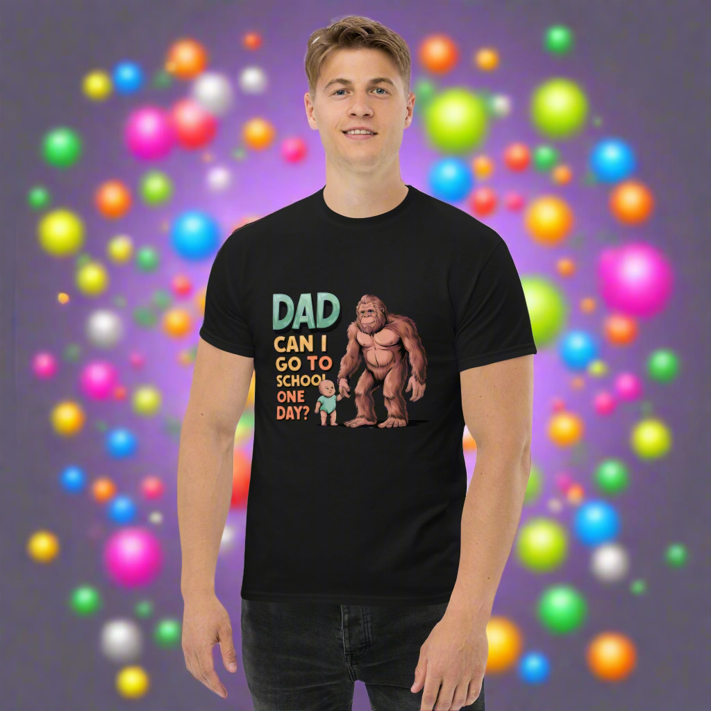 men's Dad and son classic tee