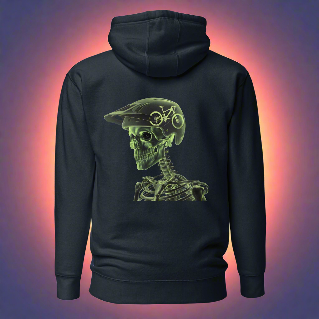 Unisex Skeleton brain riders selection premium Hoodie