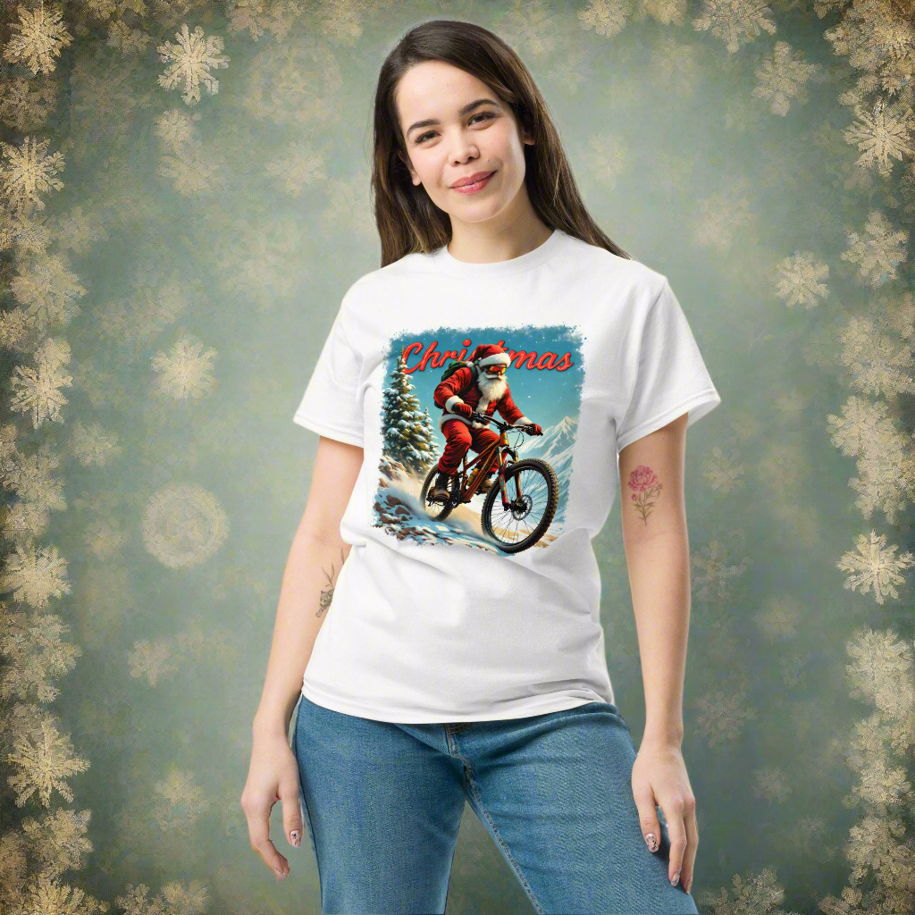 Unisex Simply white MTB Christmas classic tee