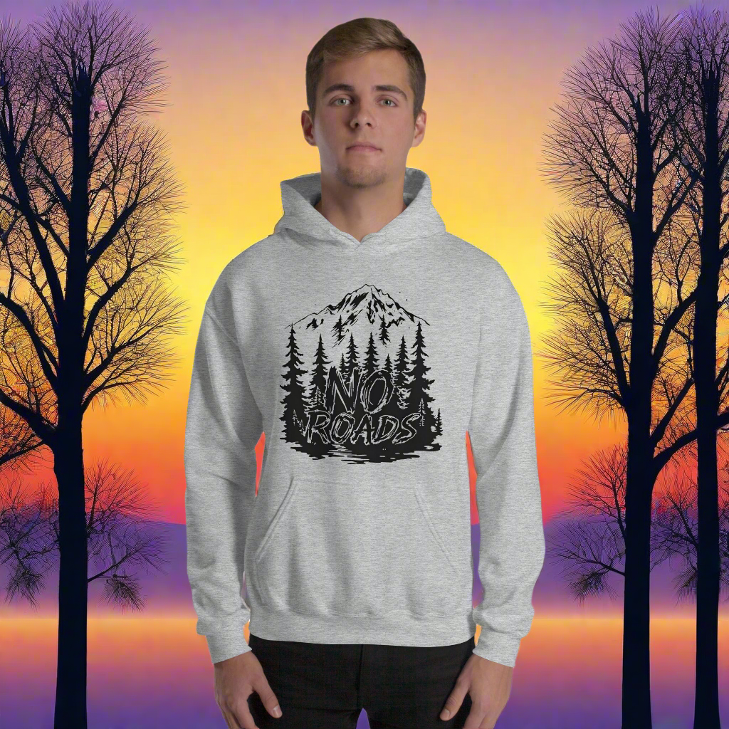 Unisex No roads adventure classic Hoodie