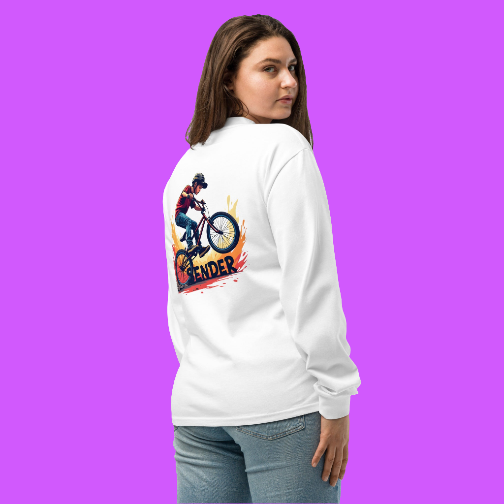 Premium todays BMX sender rad splash classic long sleeve shirt