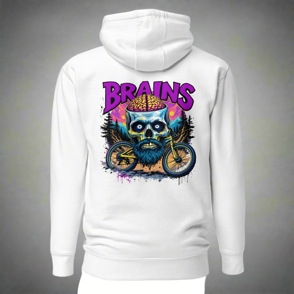 Unisex Brains rider series premium Hoodie