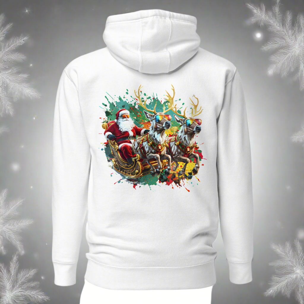 Unisex Double Print Santa's crew premium Hoodie