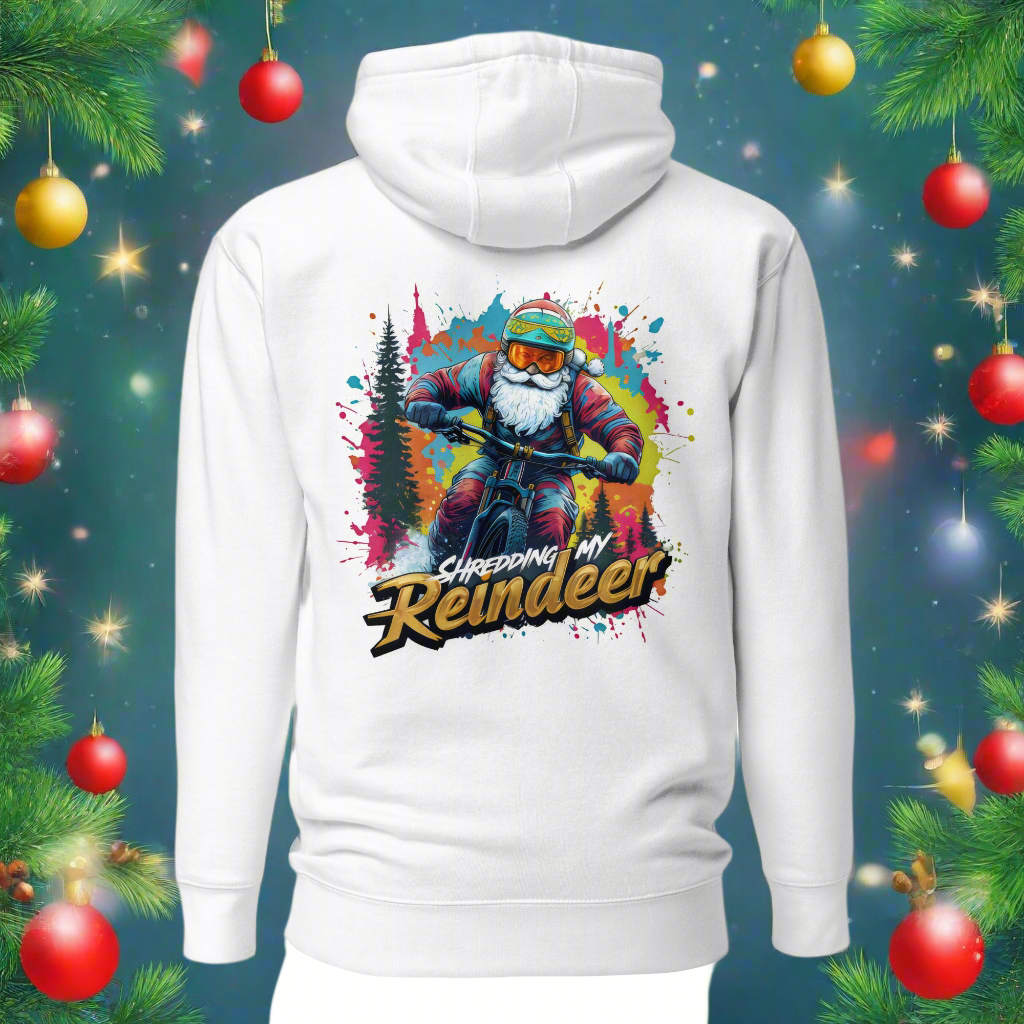 Unisex Shredding my reindeer premium Hoodie