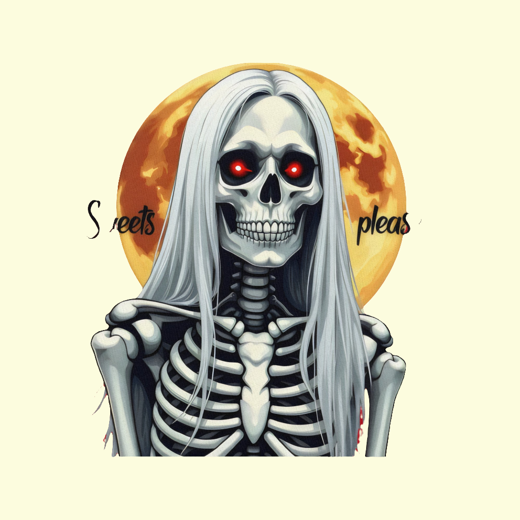 Unisex Sweets please Halloween Old Lady Hoodie