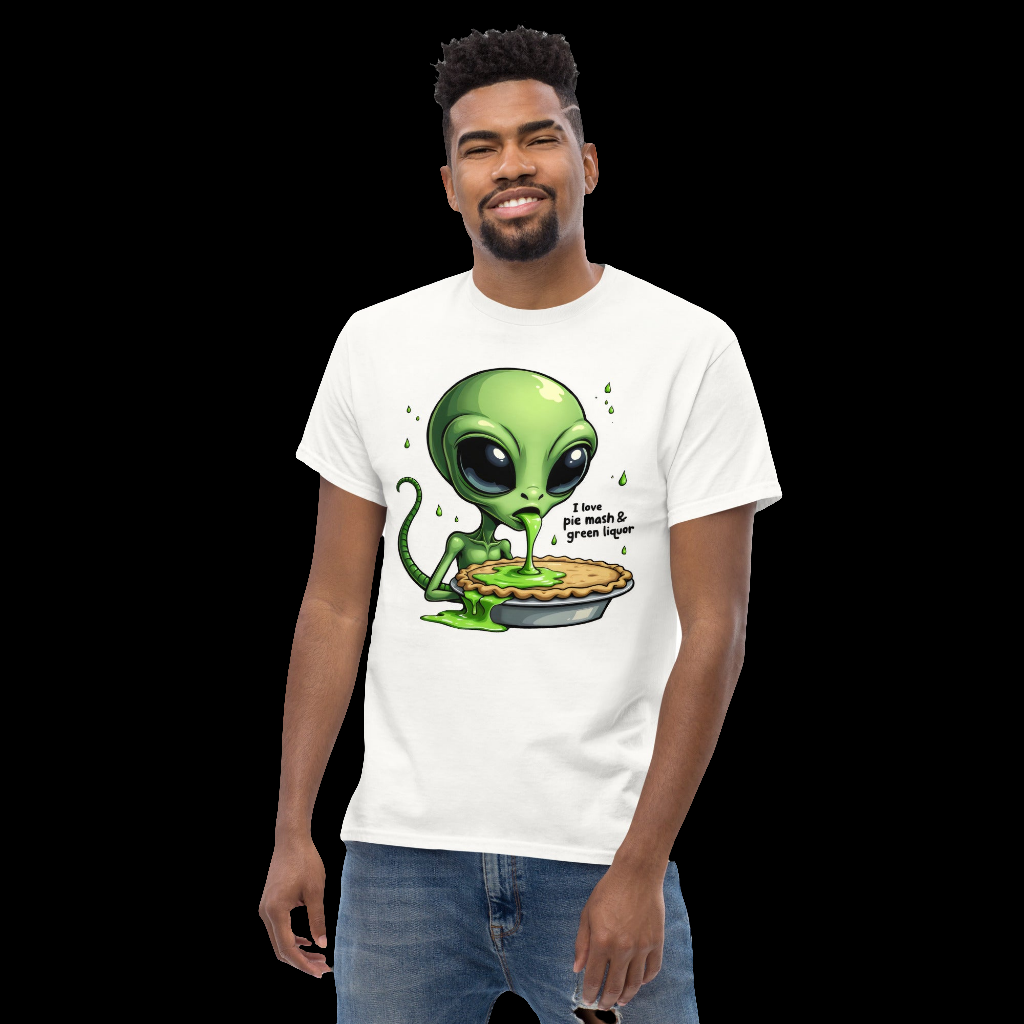 Unisex  Pie and liquor aliens classic tee