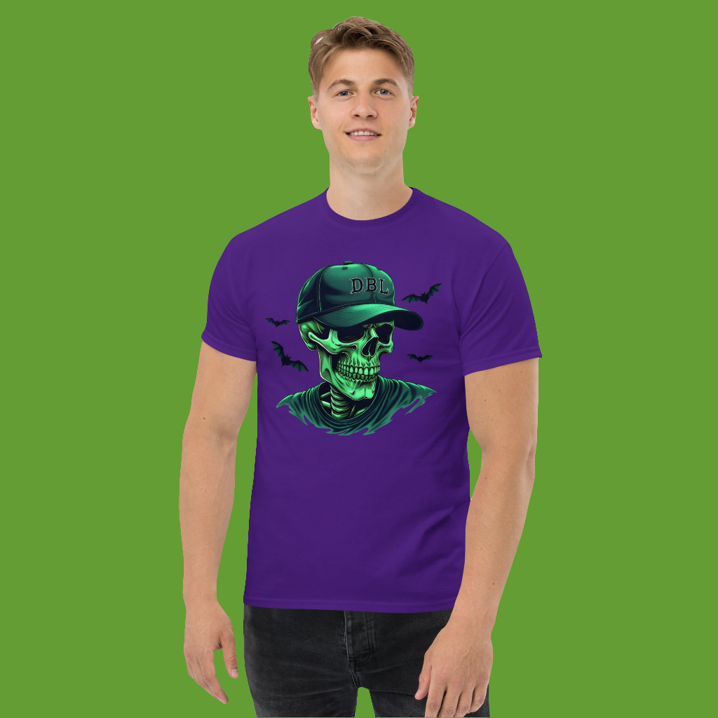 Unisex High definition luminous skull classic tee