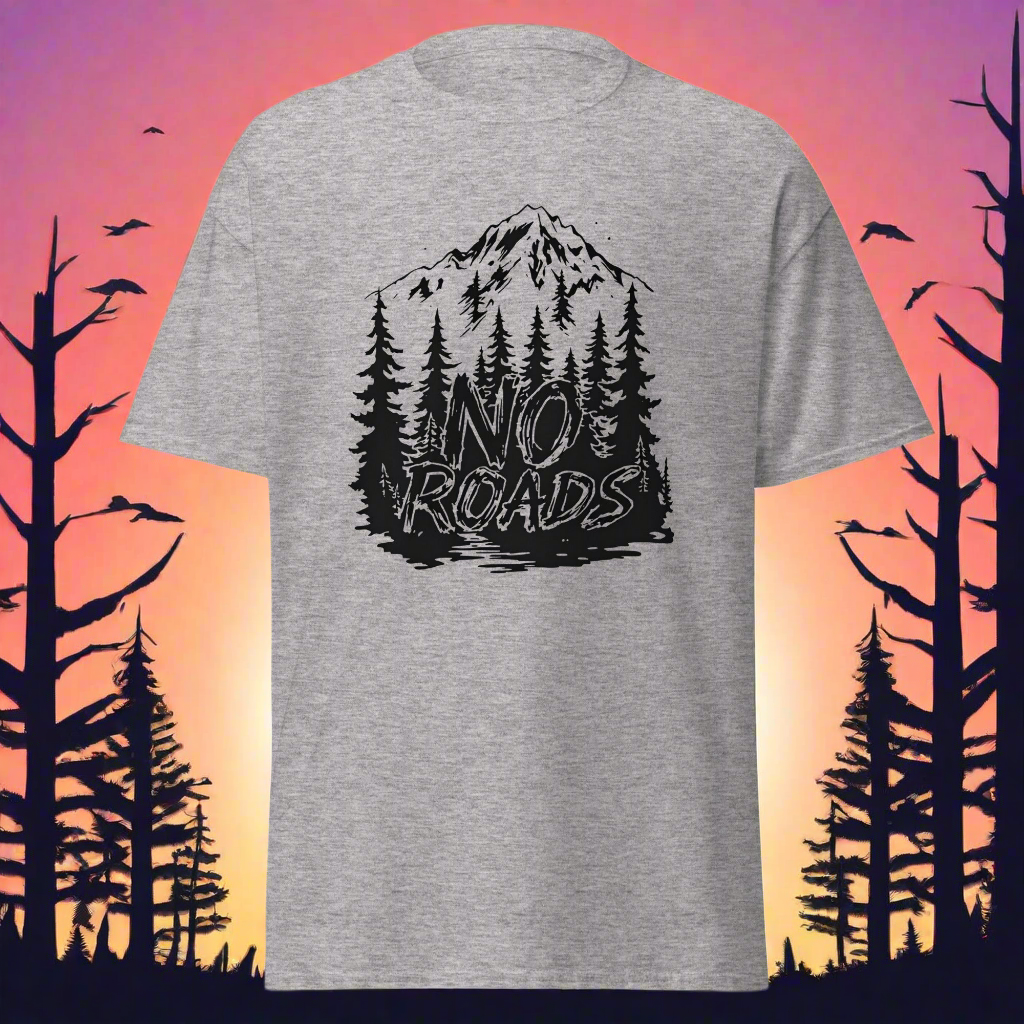 Unisex No roads adventure classic tee