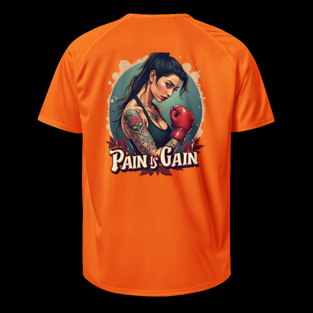 Unisex Japanese Pain is gain sports jersey